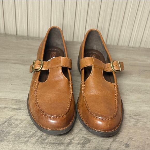 Born Shoes - Born Women’s Solera Miki Leather Loafers Brown Size 8M BR0061316